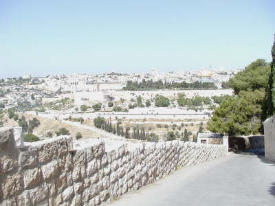 Road to Mount of Olives